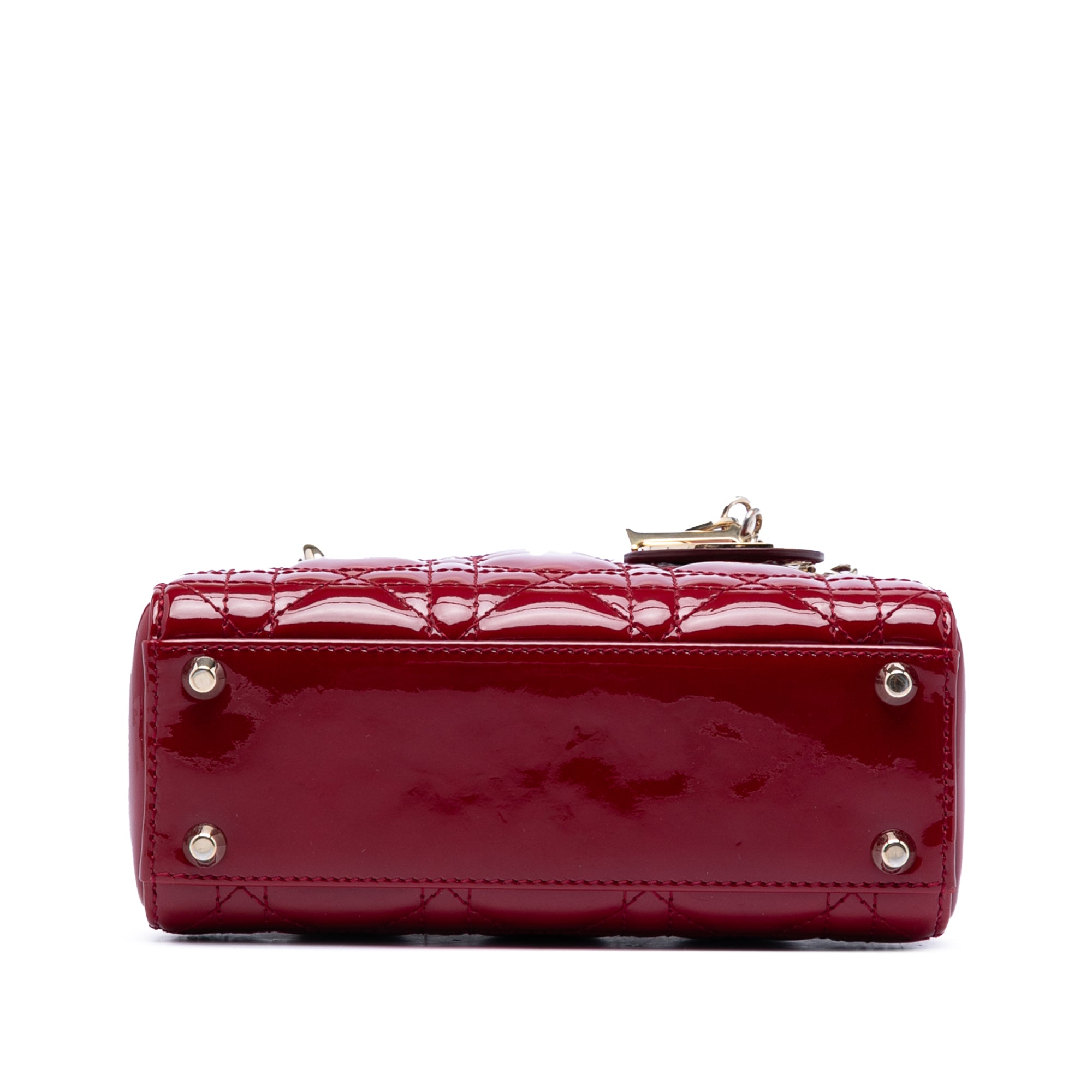 Mini Patent Cannage Lady Dior - Image 3