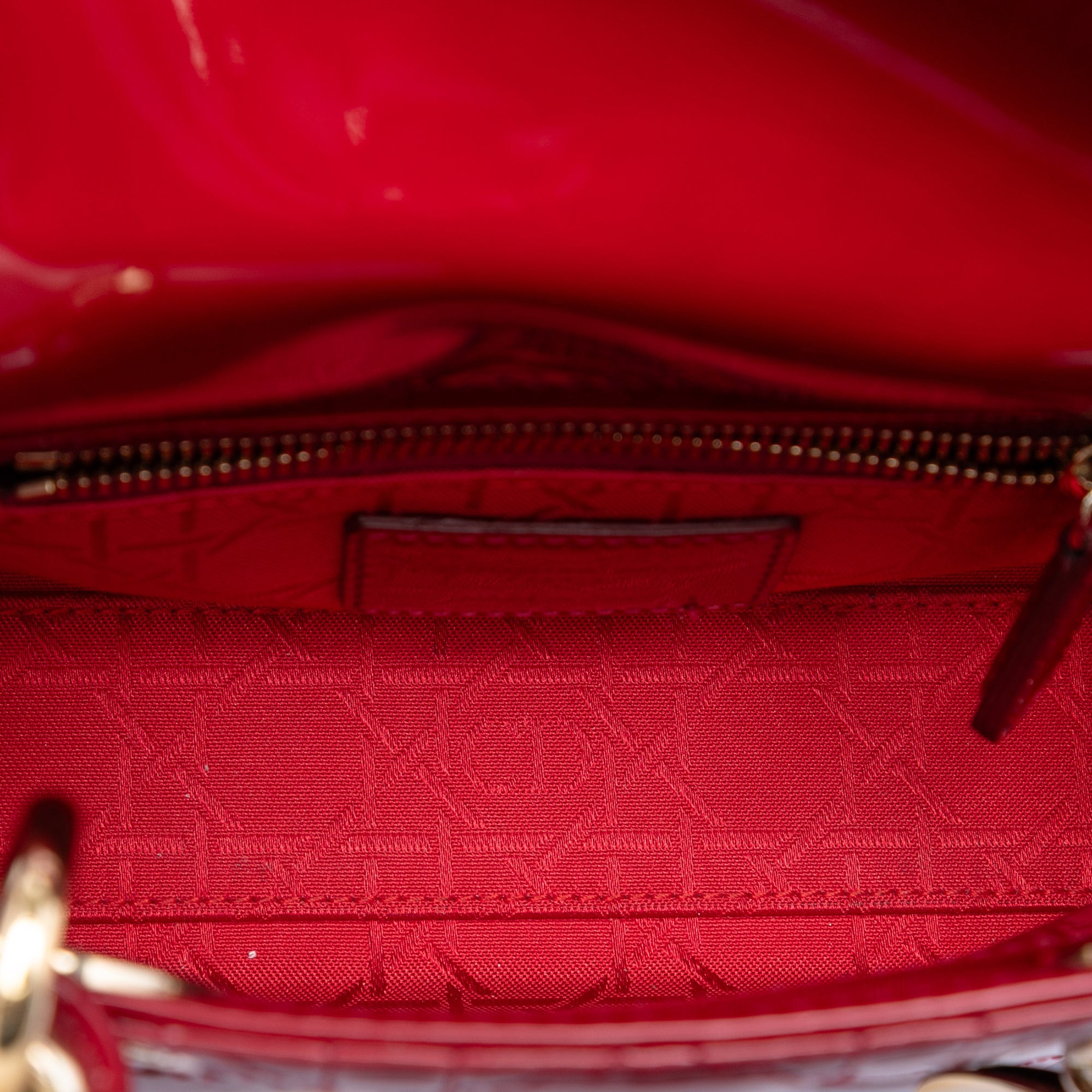 Mini Patent Cannage Lady Dior - Image 4