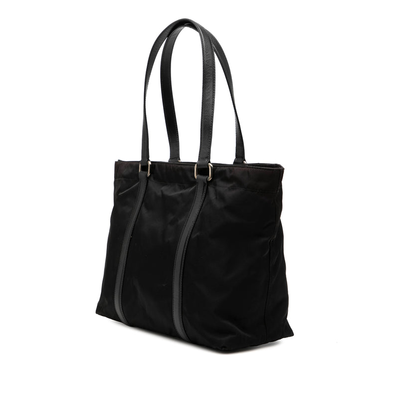 Saffiano Trimmed Tessuto Tote - Image 2