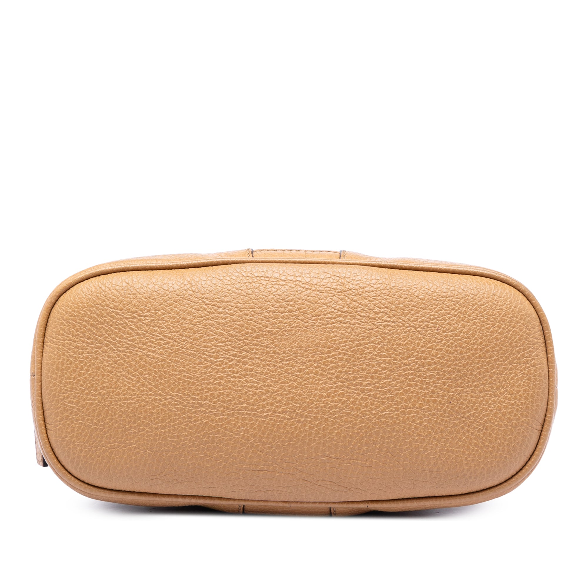 Mini Calfskin Web Dome Satchel - Image 3