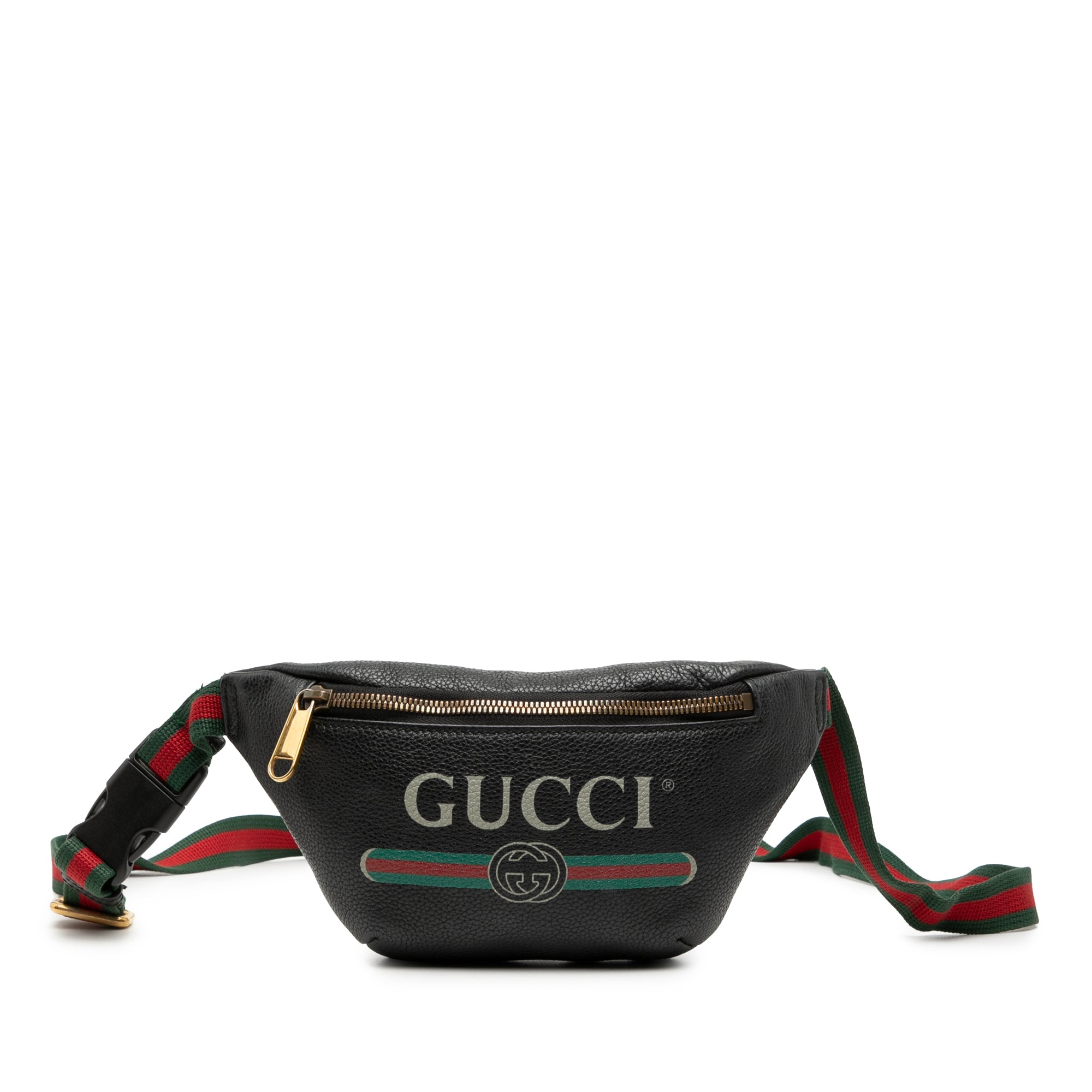 Small Grained Calfskin Logo Belt Bag - Image 1