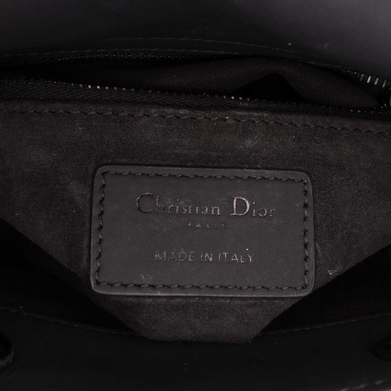 Mini Ultra Matte Calfskin Cannage Lady Dior - Image 5