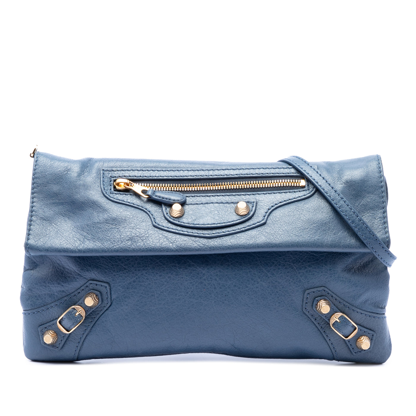 Lambskin Motocross Giant 12 Envelope Clutch With Strap - Image 1