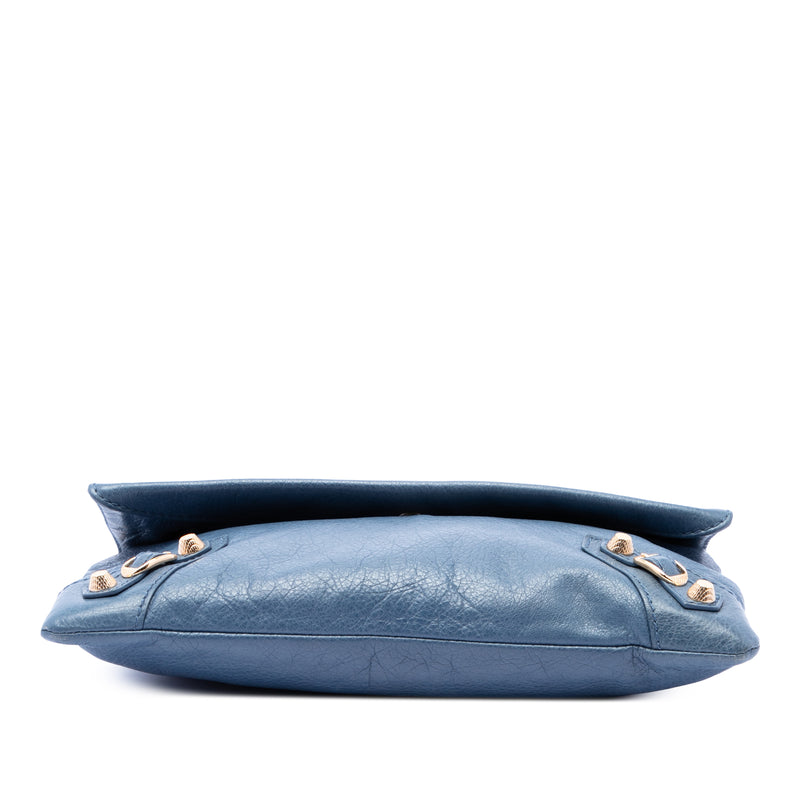 Lambskin Motocross Giant 12 Envelope Clutch With Strap - Image 3