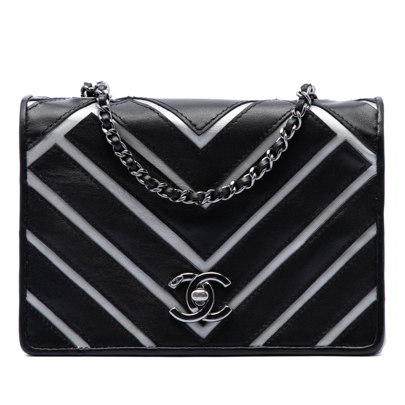 Small Chevron Lambskin Couture Flap
