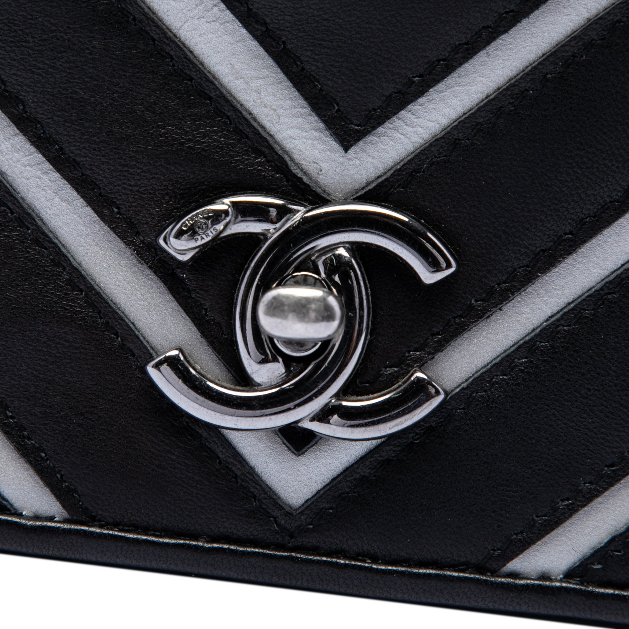 Small Chevron Lambskin Couture Flap - Image 5