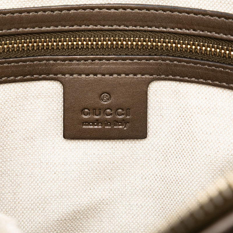 Metallic Guccissima Heart Bit Tote - Image 5