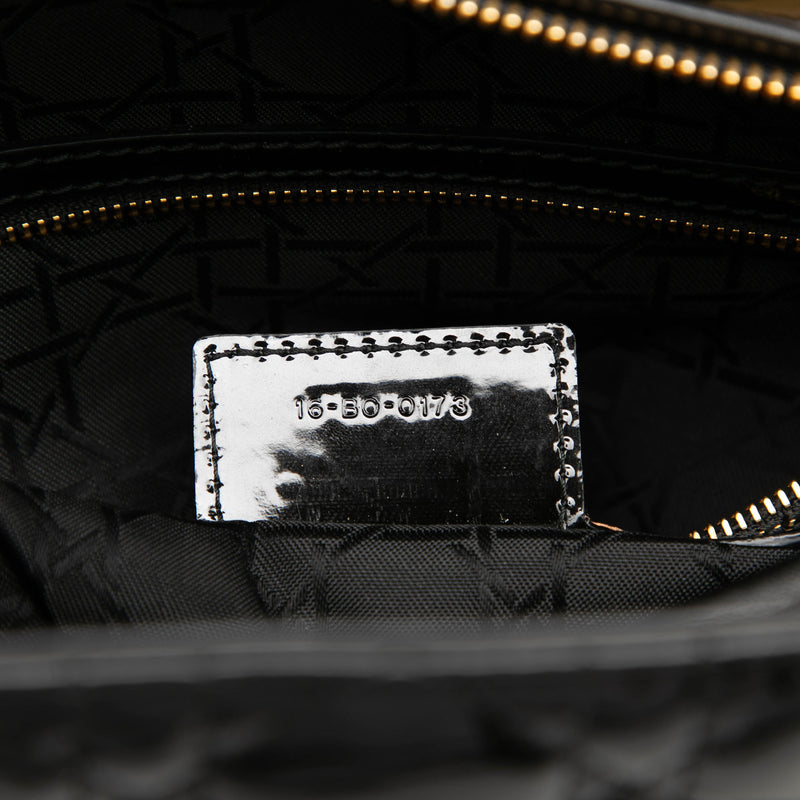Large Patent Cannage Lady Dior - Image 6