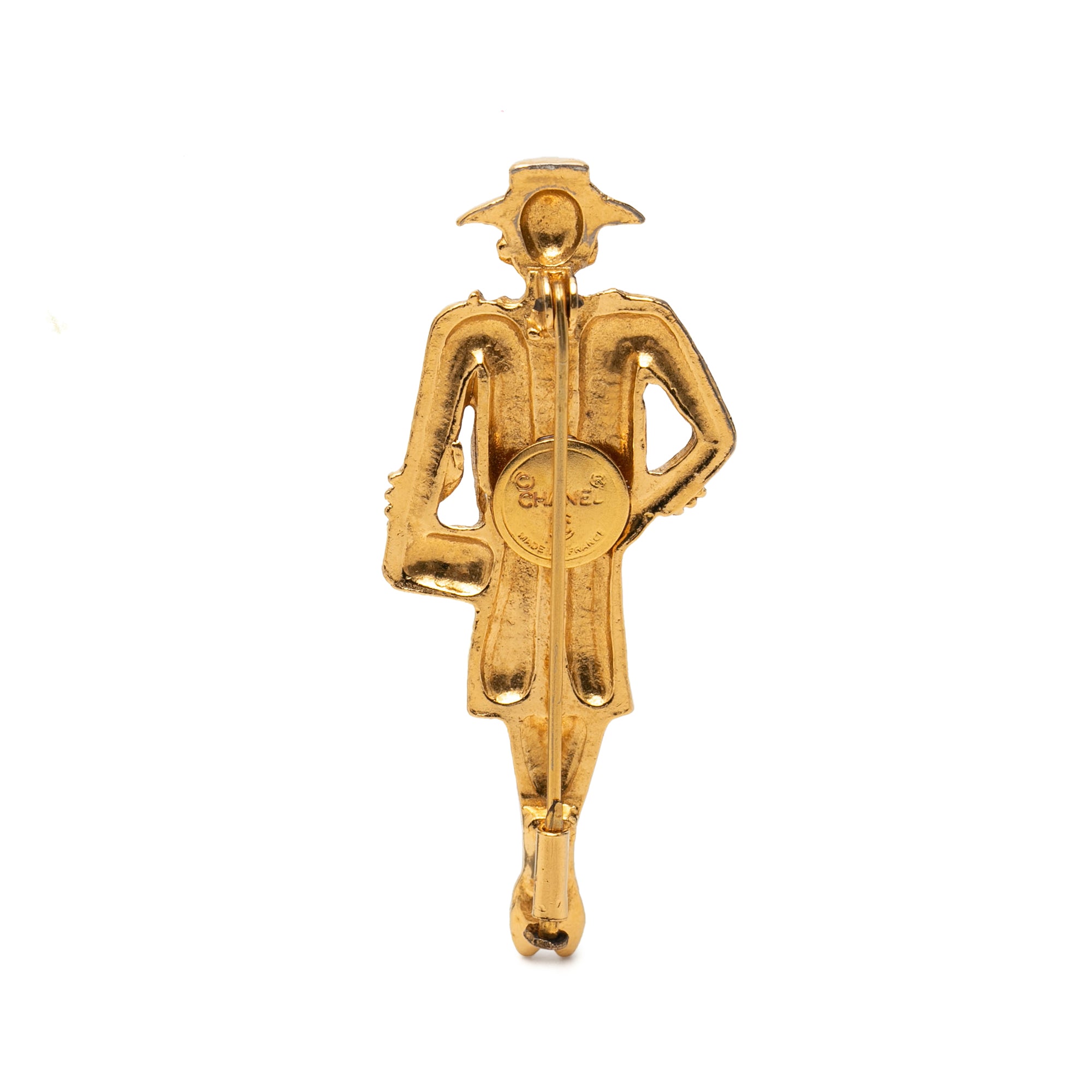 Gold Plated Coco Mademoiselle Pin Brooch - Image 2