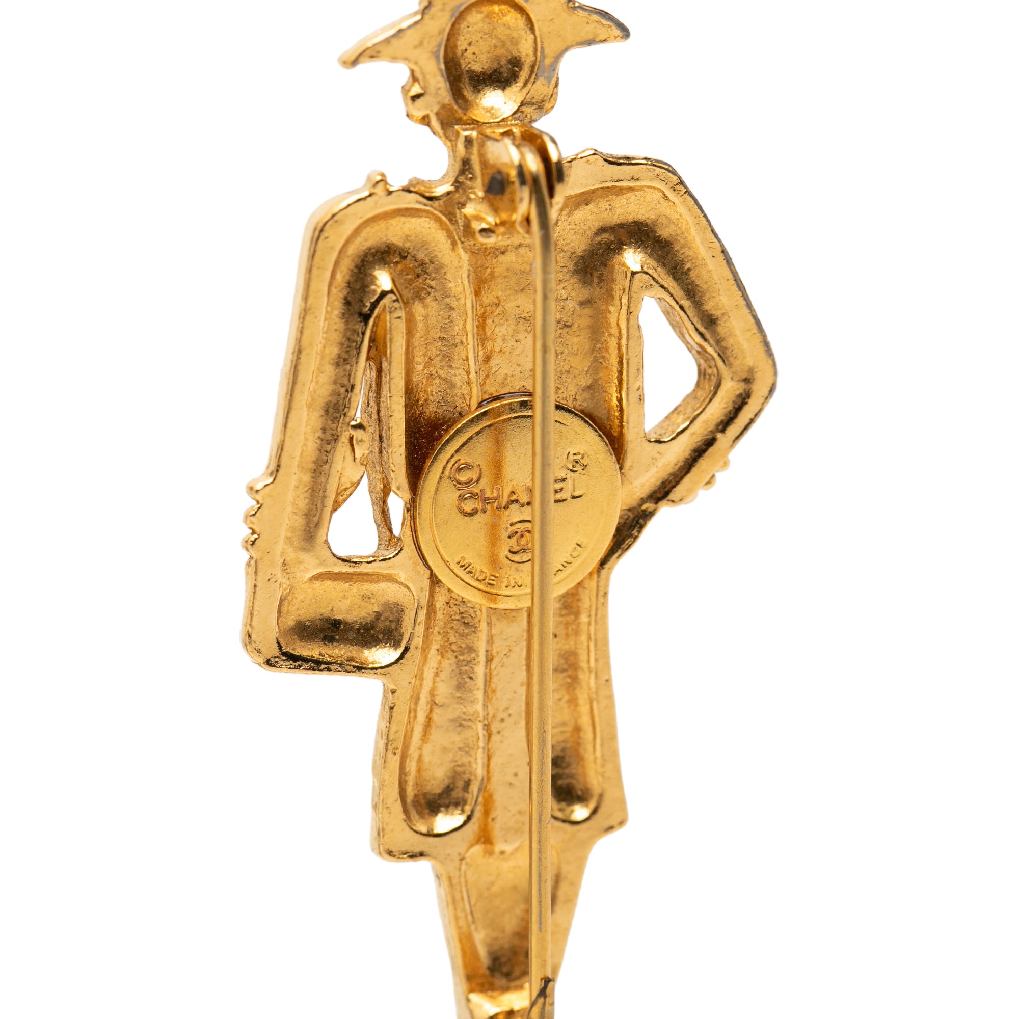 Gold Plated Coco Mademoiselle Pin Brooch - Image 3