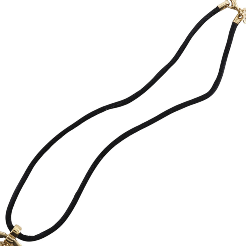 Convertible Gold Plated Logo Oval Pendant Necklace - Image 13