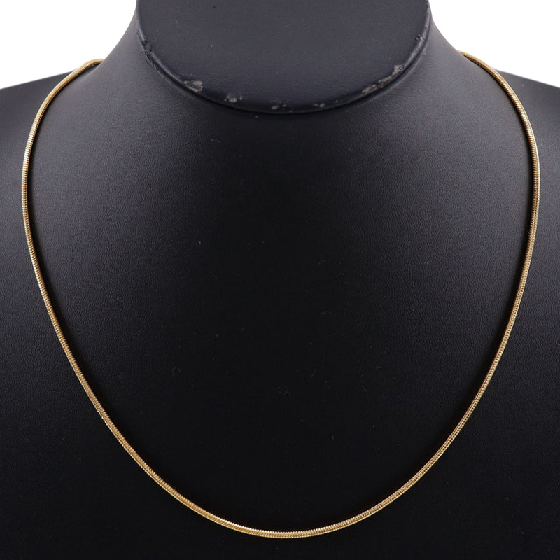 Convertible Gold Plated Logo Oval Pendant Necklace - Image 14