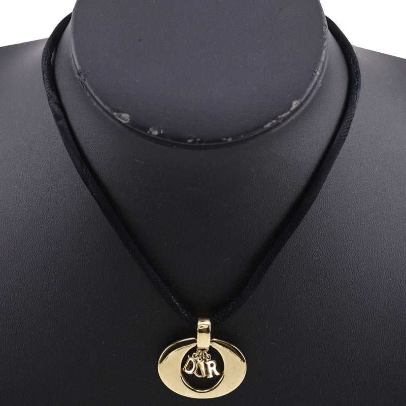 Convertible Gold Plated Logo Oval Pendant Necklace - Image 15