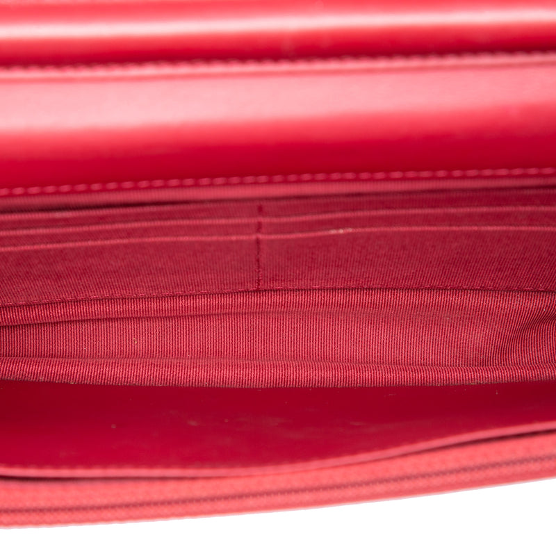 Paris Dallas CC Quilted Patent Goatskin Wallet on Chain - Image 4