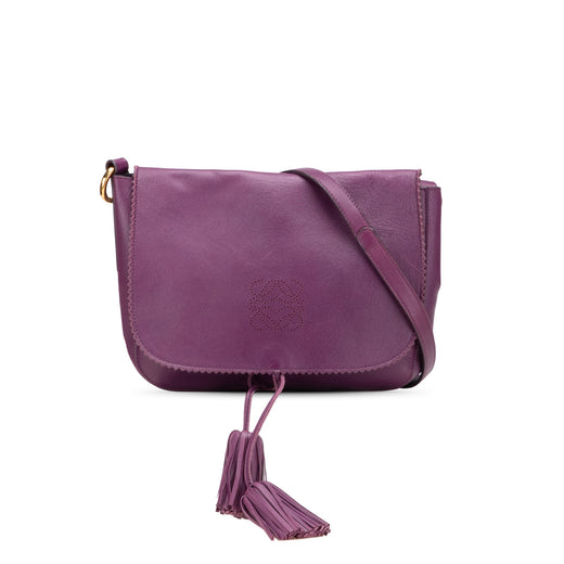 Nappa Anagram Tassel Crossbody - Image 1