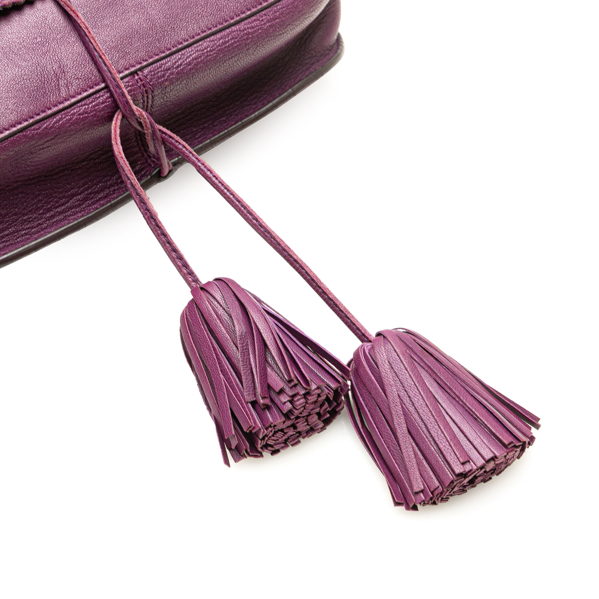 Nappa Anagram Tassel Crossbody - Image 11