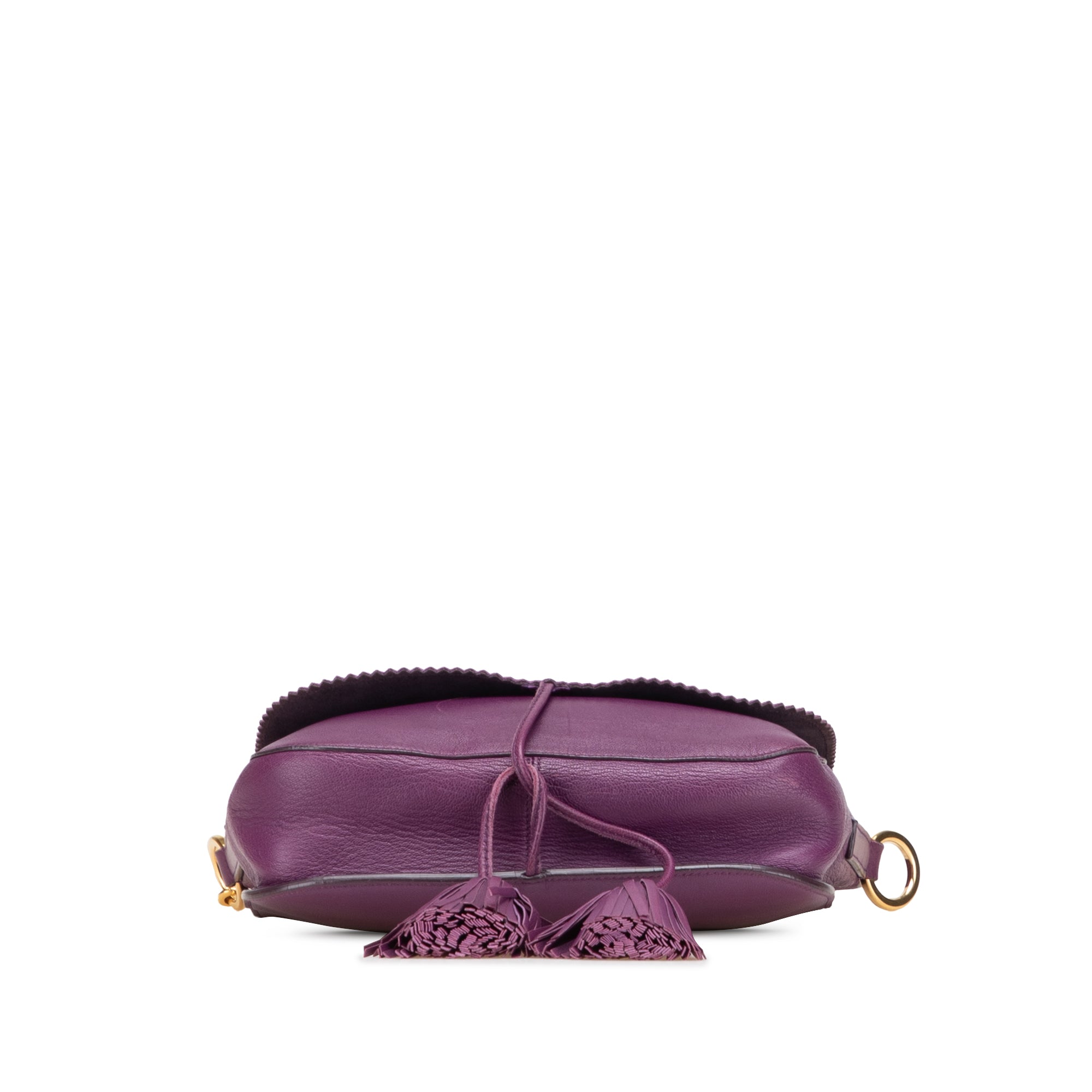 Nappa Anagram Tassel Crossbody - Image 3