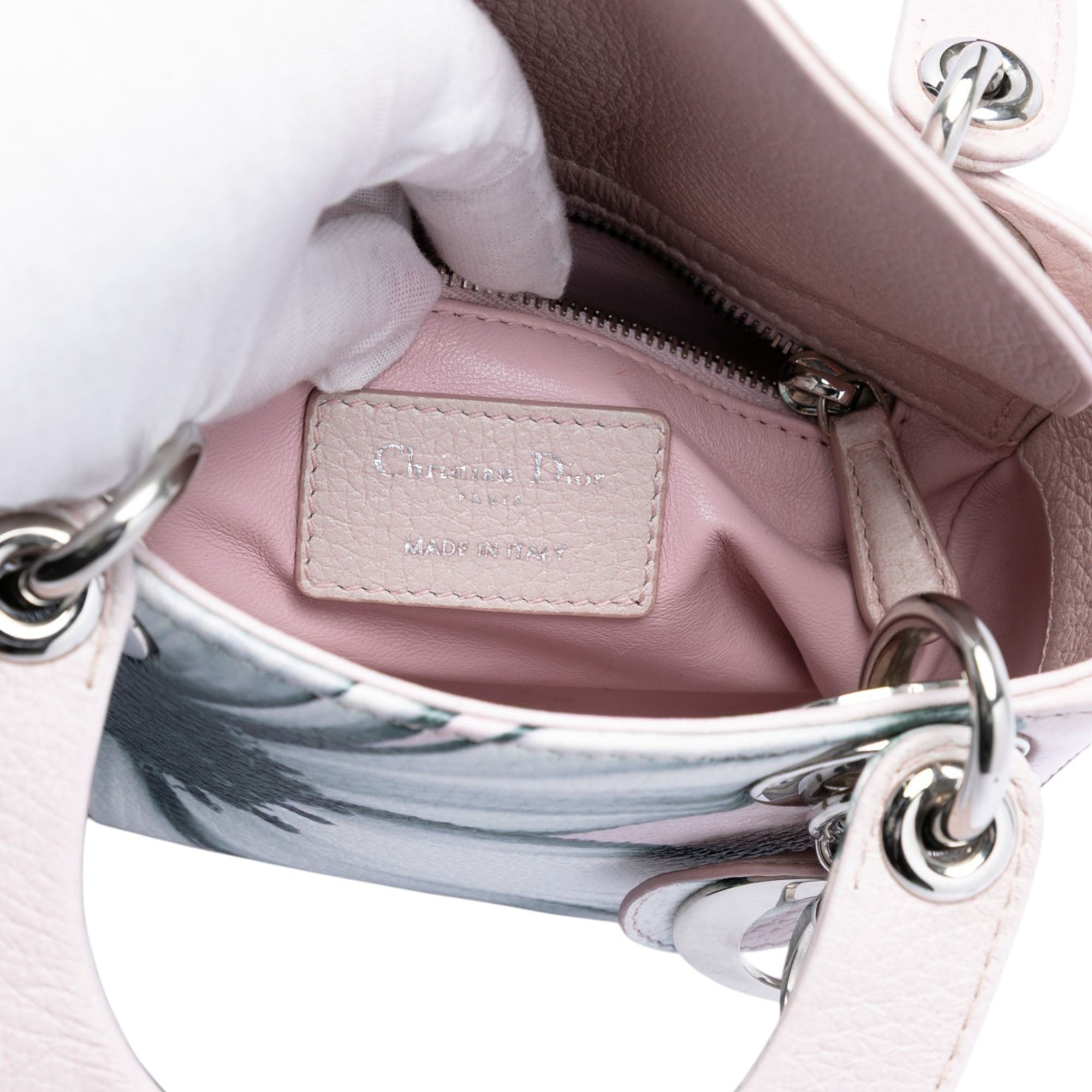 Mini Deerskin Floral Printed Lady Dior - Image 5