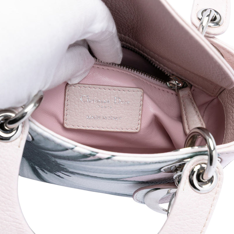 Mini Deerskin Floral Printed Lady Dior - Image 5