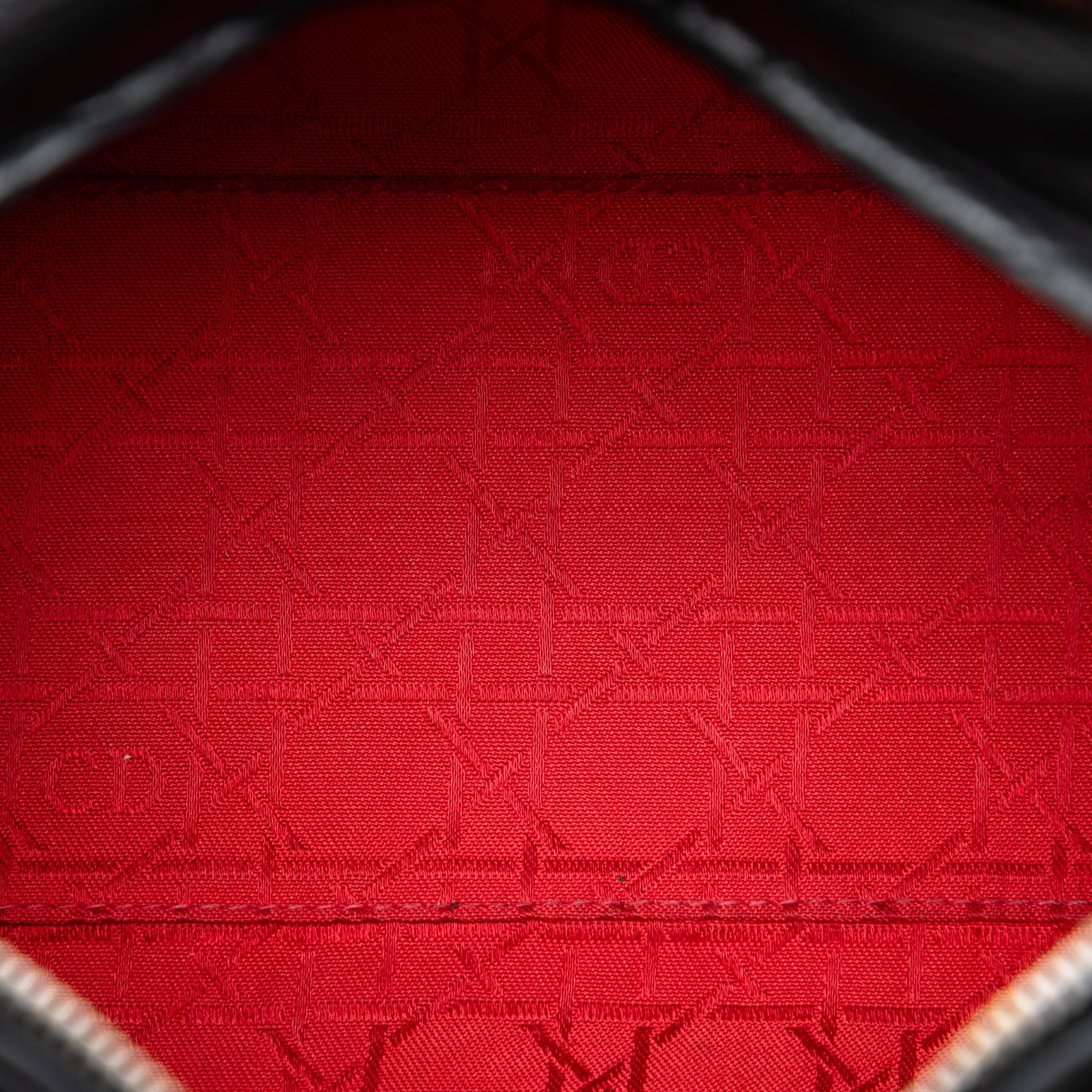 Medium Lambskin Cannage Lady Dior - Image 4