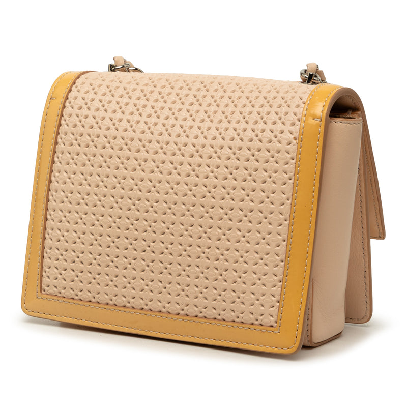 Mini Patent Trimmed Perforated Leather Vara Ginny Crossbody - Image 2