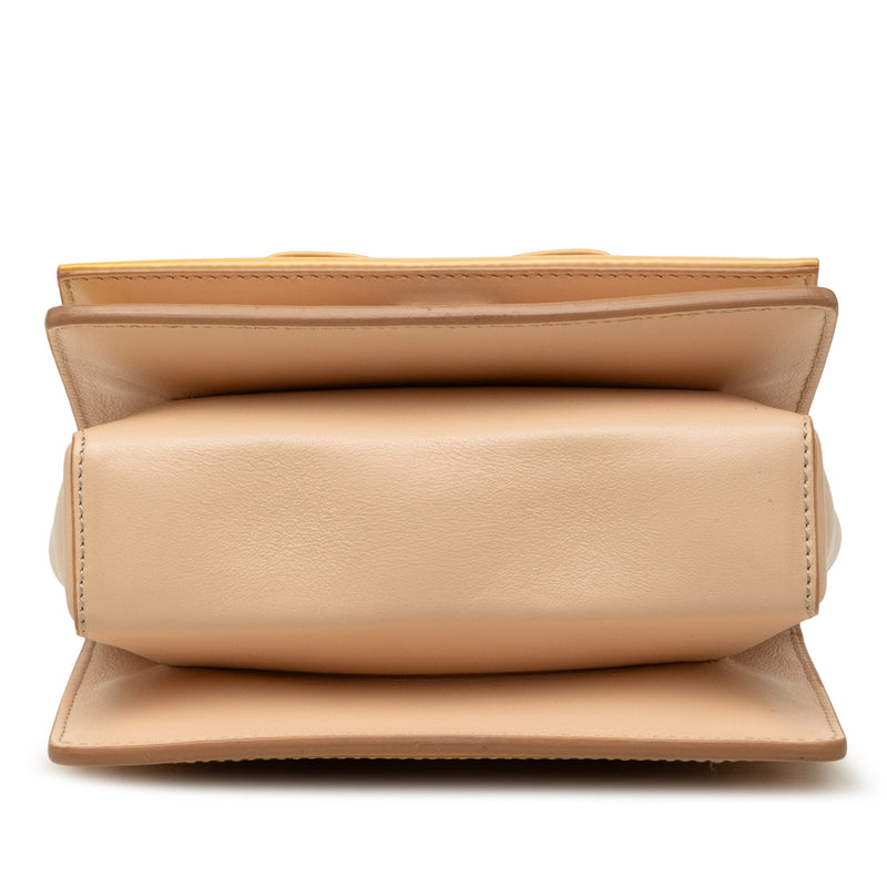 Mini Patent Trimmed Perforated Leather Vara Ginny Crossbody - Image 3