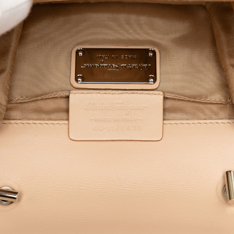 Mini Patent Trimmed Perforated Leather Vara Ginny Crossbody - Image 6