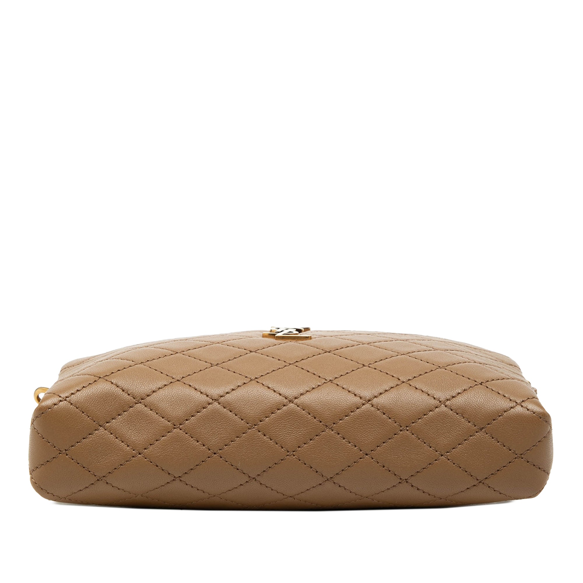 Mini Quilted Lambskin Gaby Zippered Pouch - Image 3
