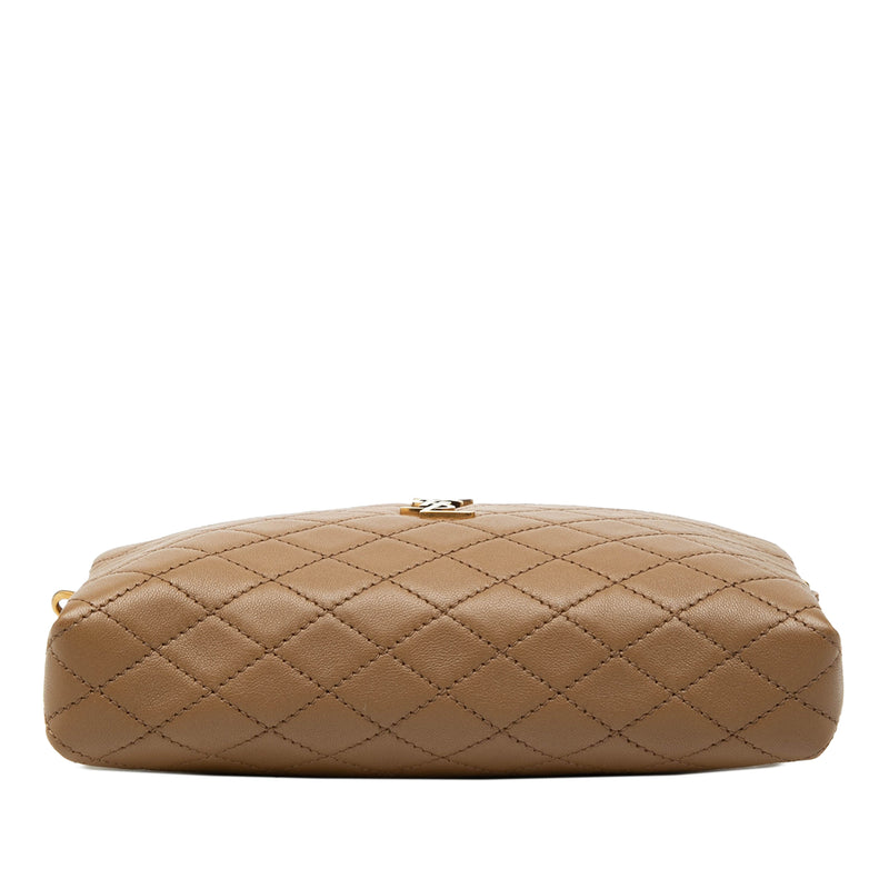 Mini Quilted Lambskin Gaby Zippered Pouch - Image 3