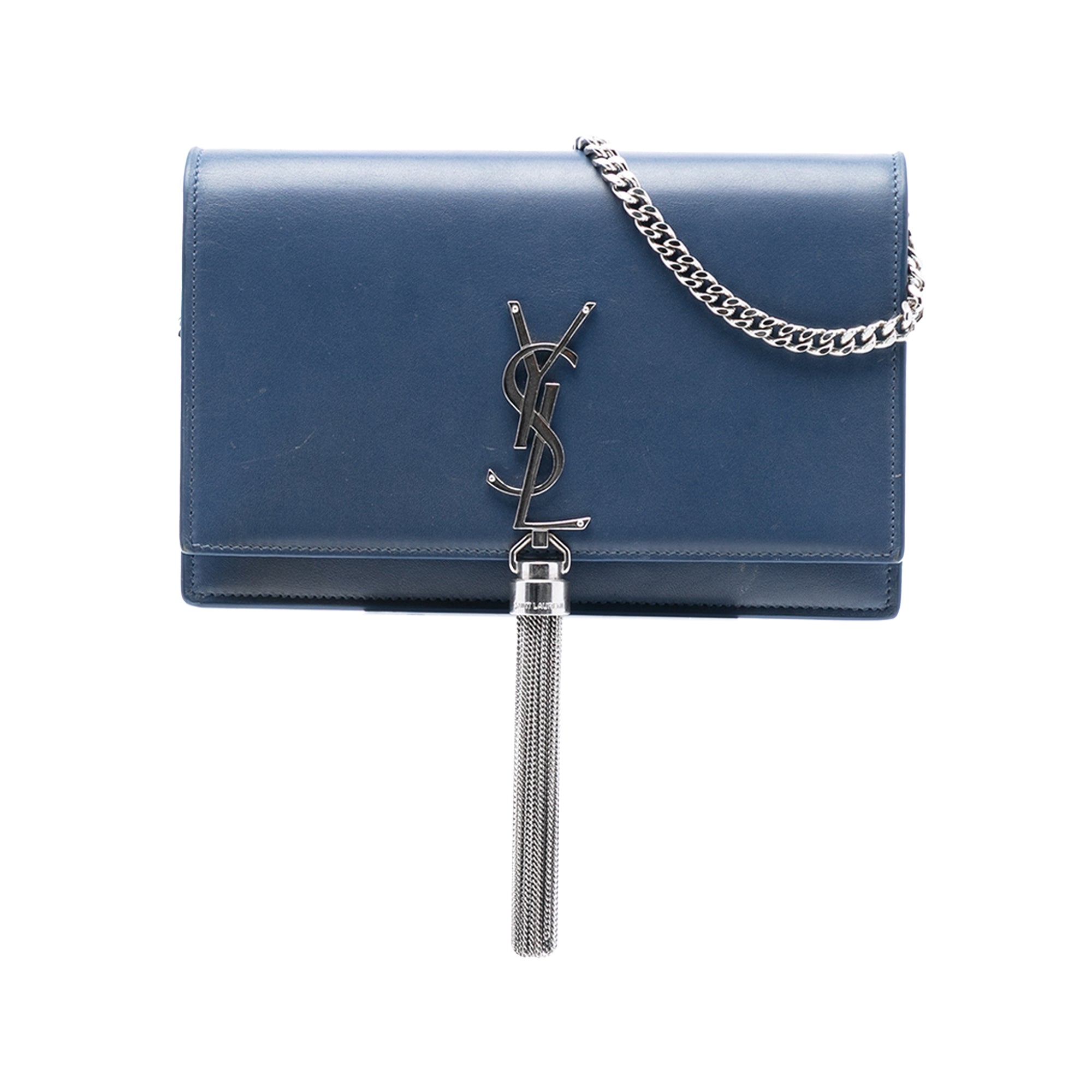 Smooth Calfskin Monogram Kate Tassel Wallet on Chain - Image 1