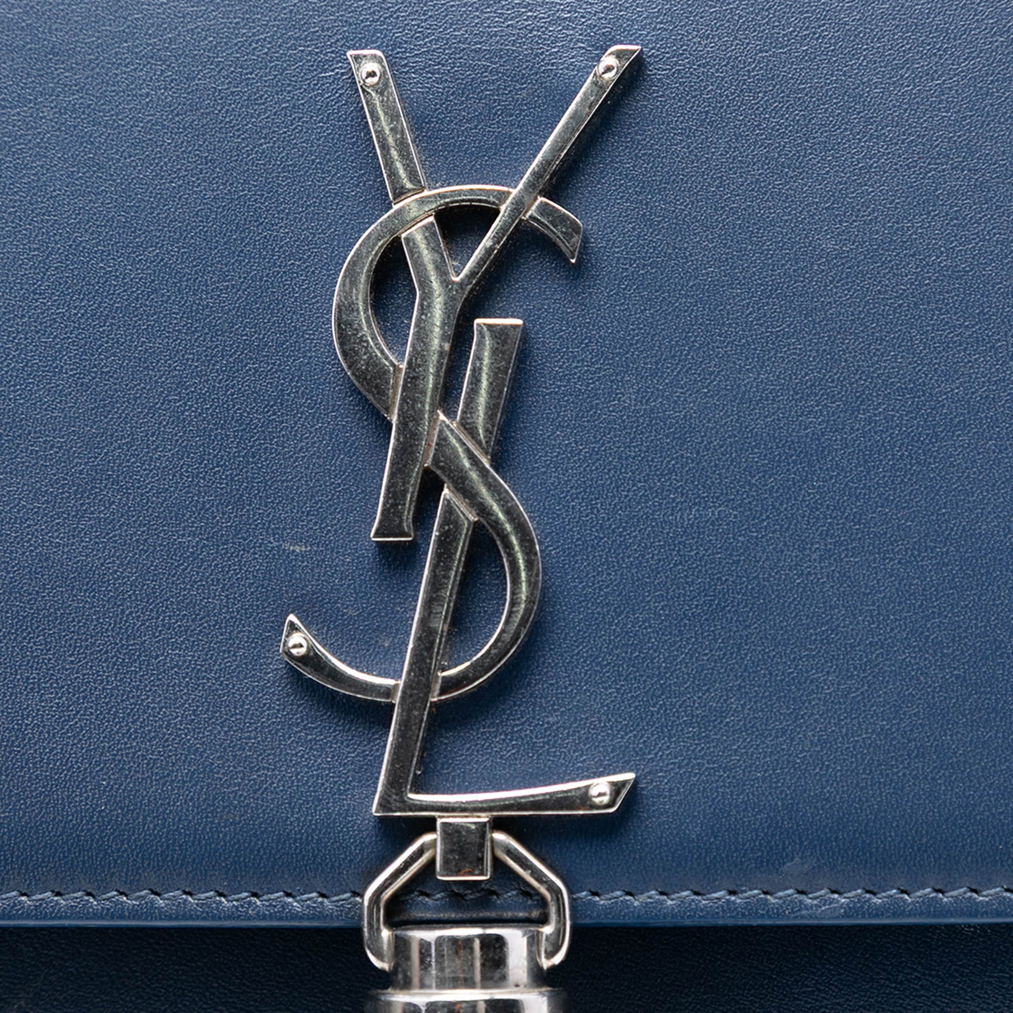 Smooth Calfskin Monogram Kate Tassel Wallet on Chain - Image 5