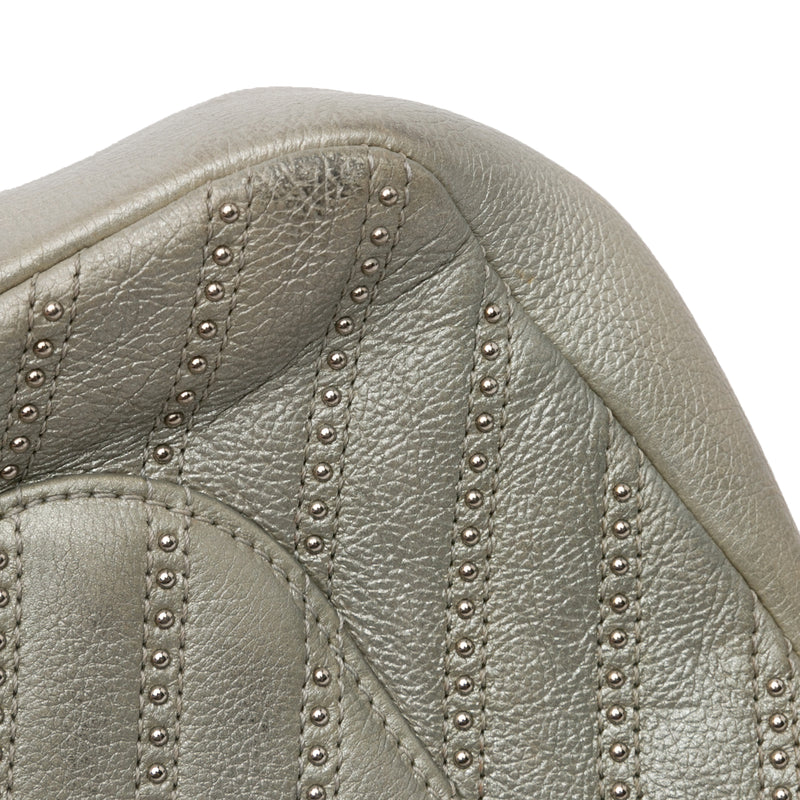 Medium Chevron Calfskin Stud Wars Flap - Image 11