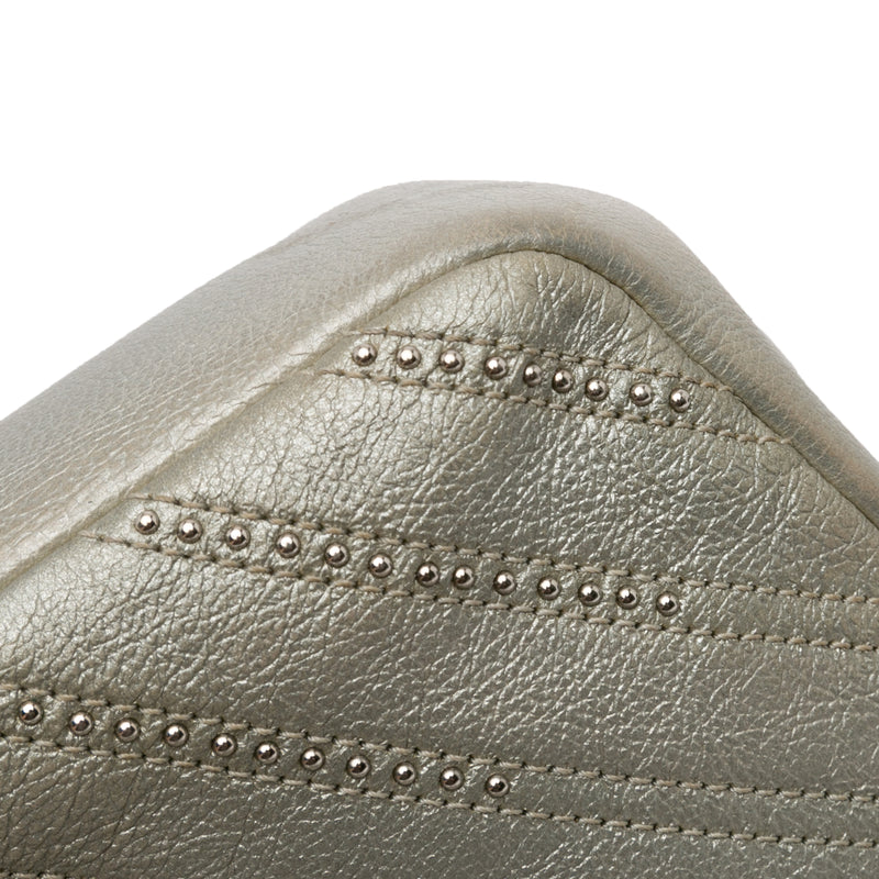 Medium Chevron Calfskin Stud Wars Flap - Image 8