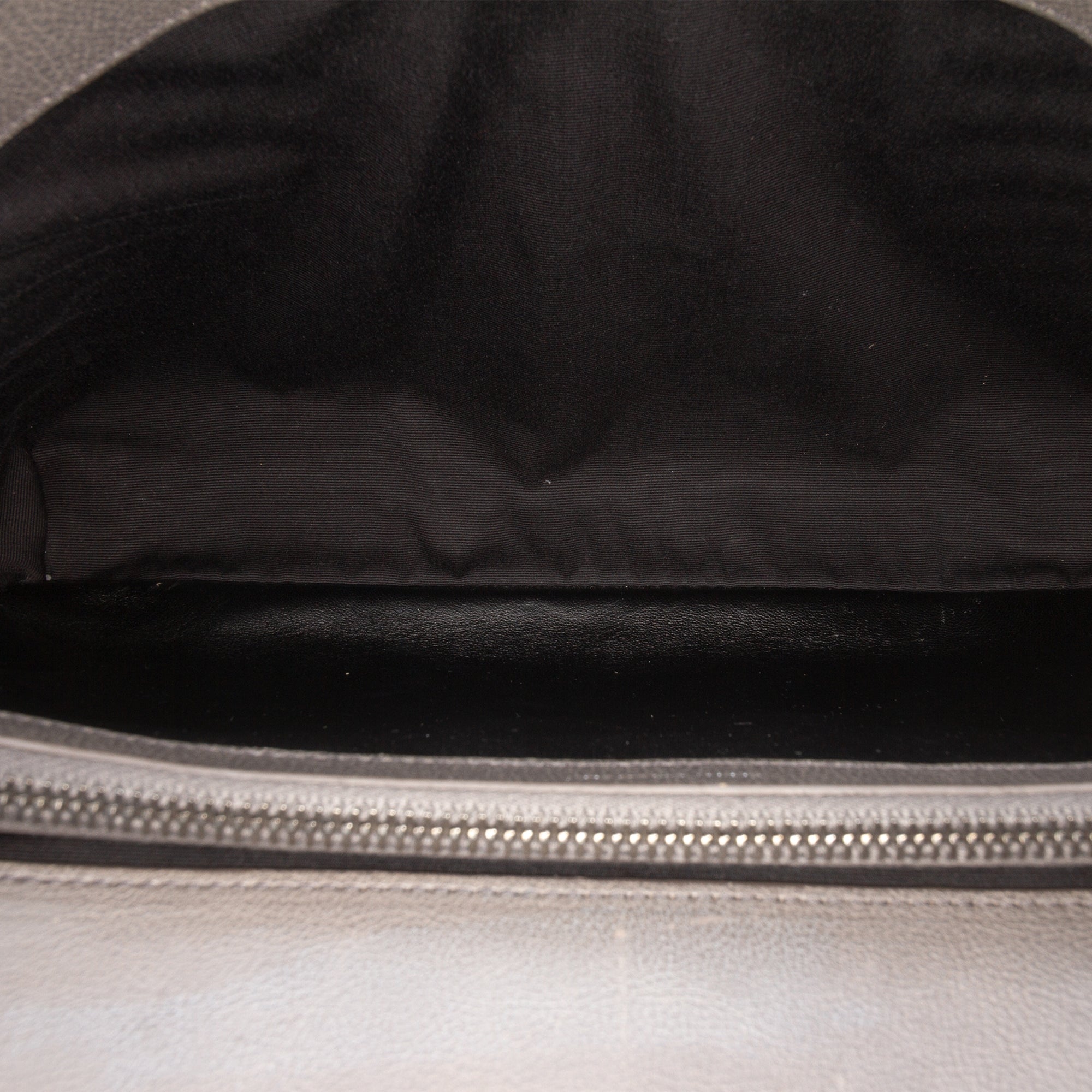 Large Chevron Sheepskin Monogram College Bag - Image 4