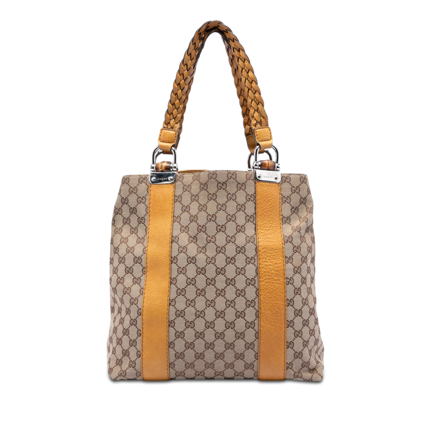 Large GG Canvas Bamboo Libeccio Tote - Image 1
