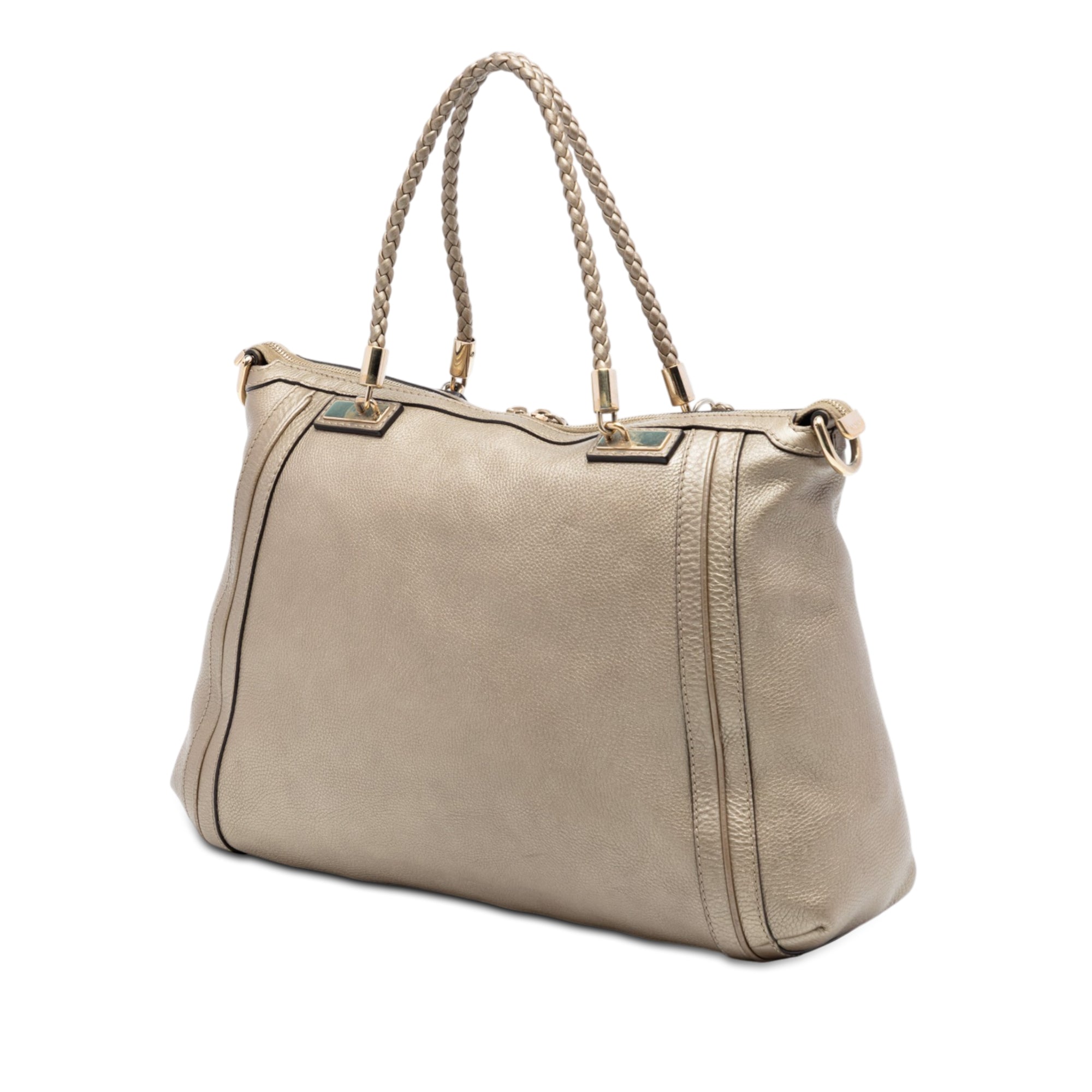 Large Leather Bella Tote - Image 2