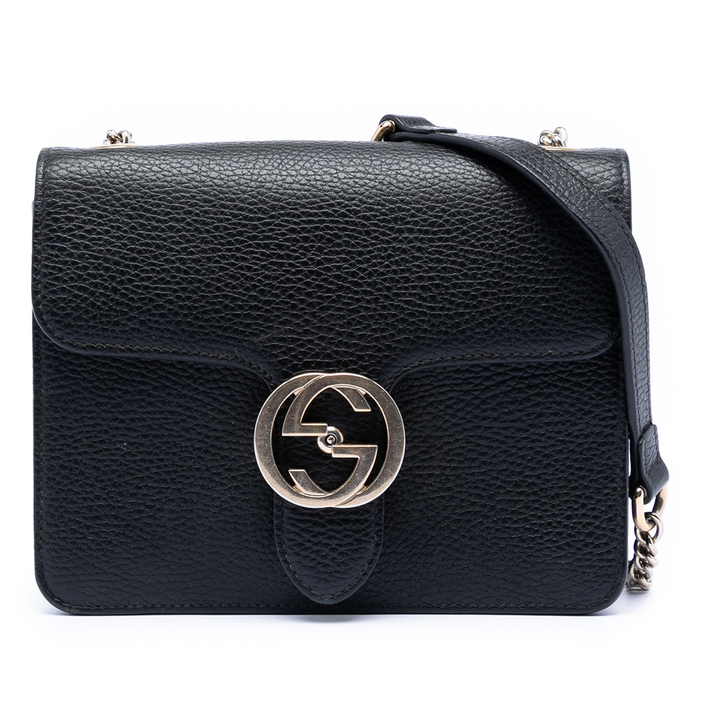Small Dollar Calfskin Interlocking G Crossbody - Image 1