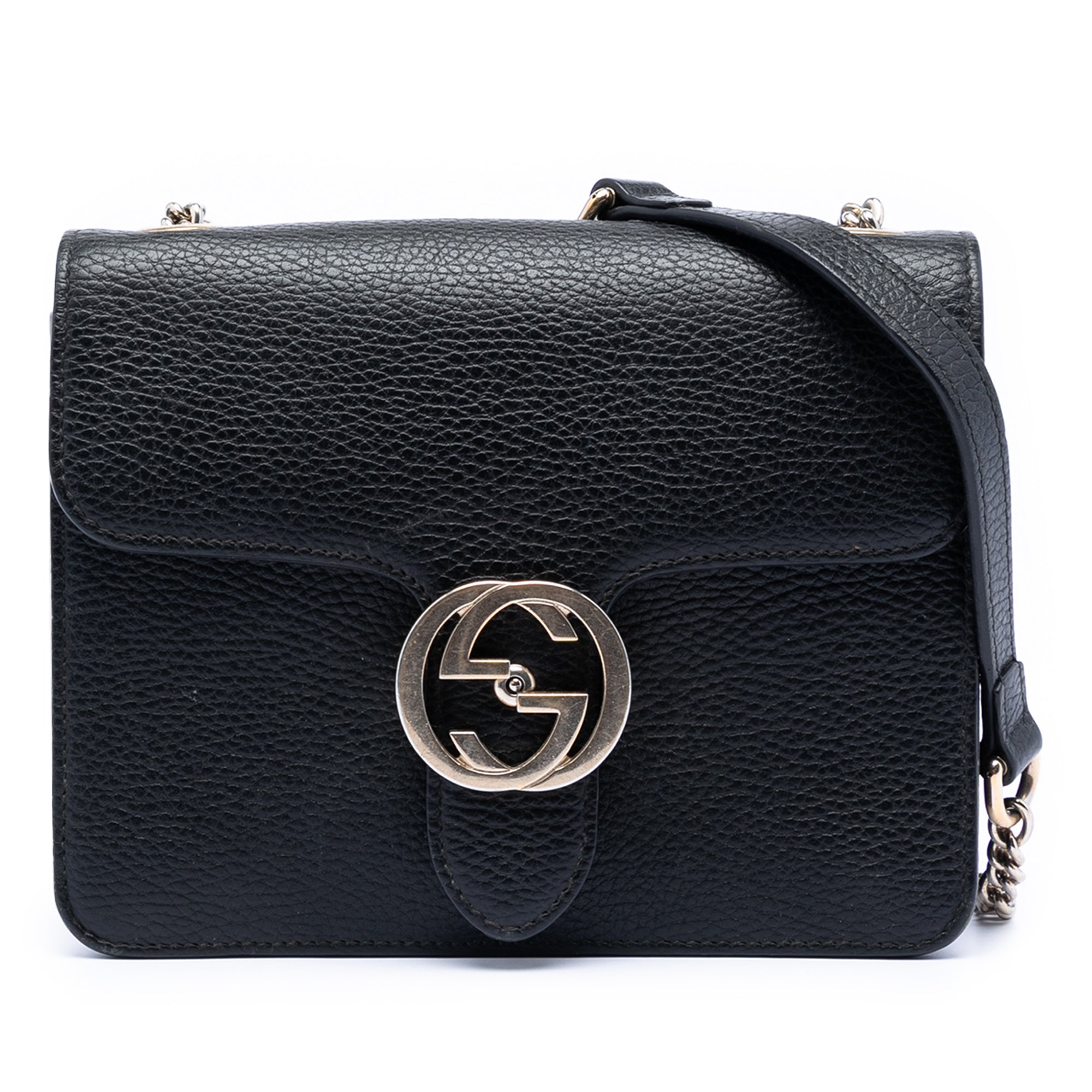 Small Dollar Calfskin Interlocking G Crossbody - Image 1