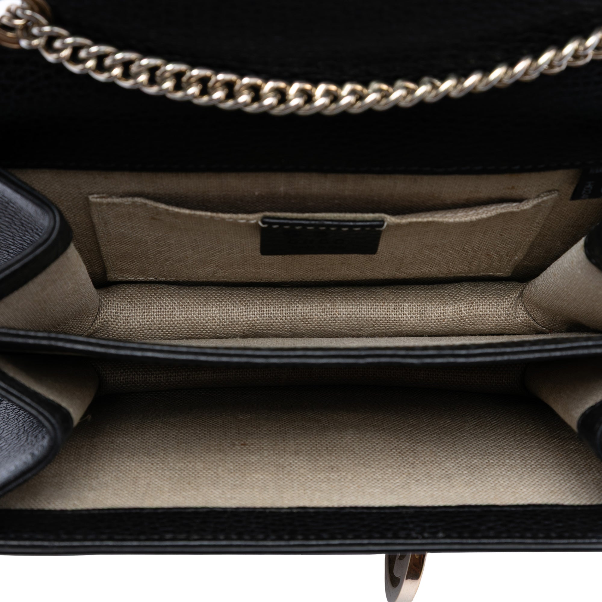 Small Dollar Calfskin Interlocking G Crossbody - Image 4