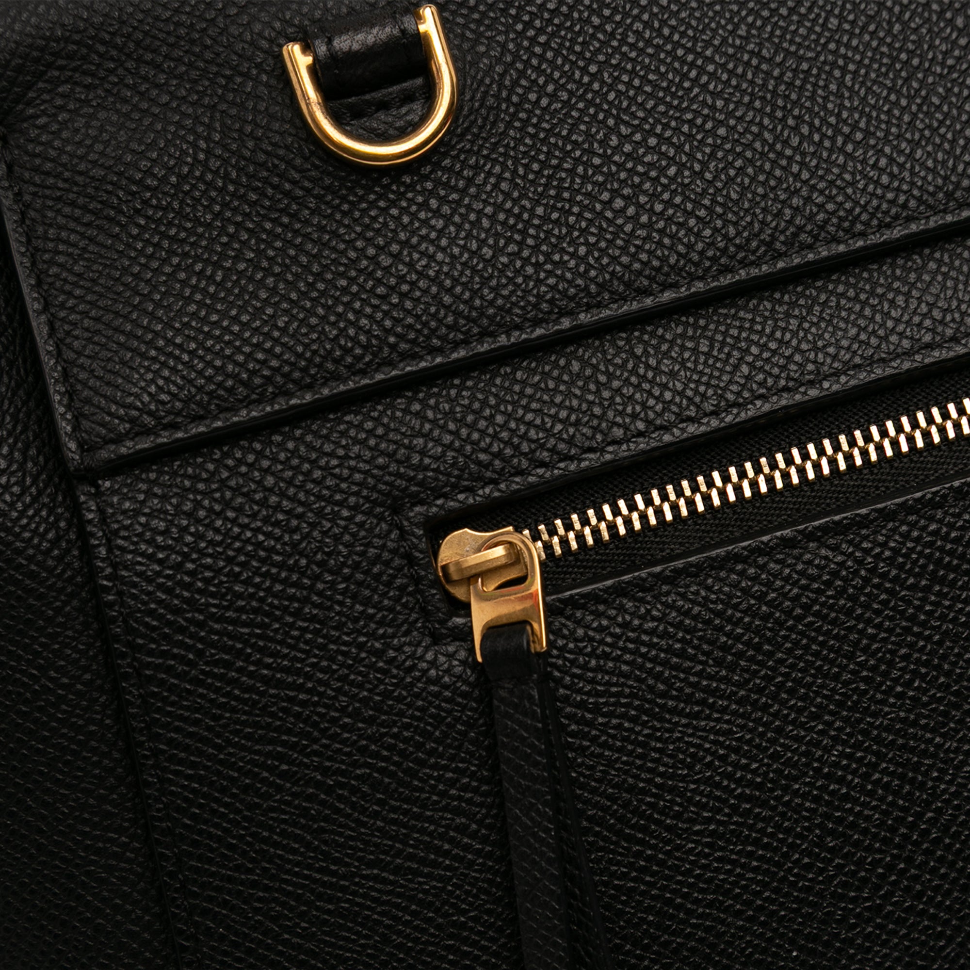 Mini Grained Calfskin Belt Satchel - Image 7