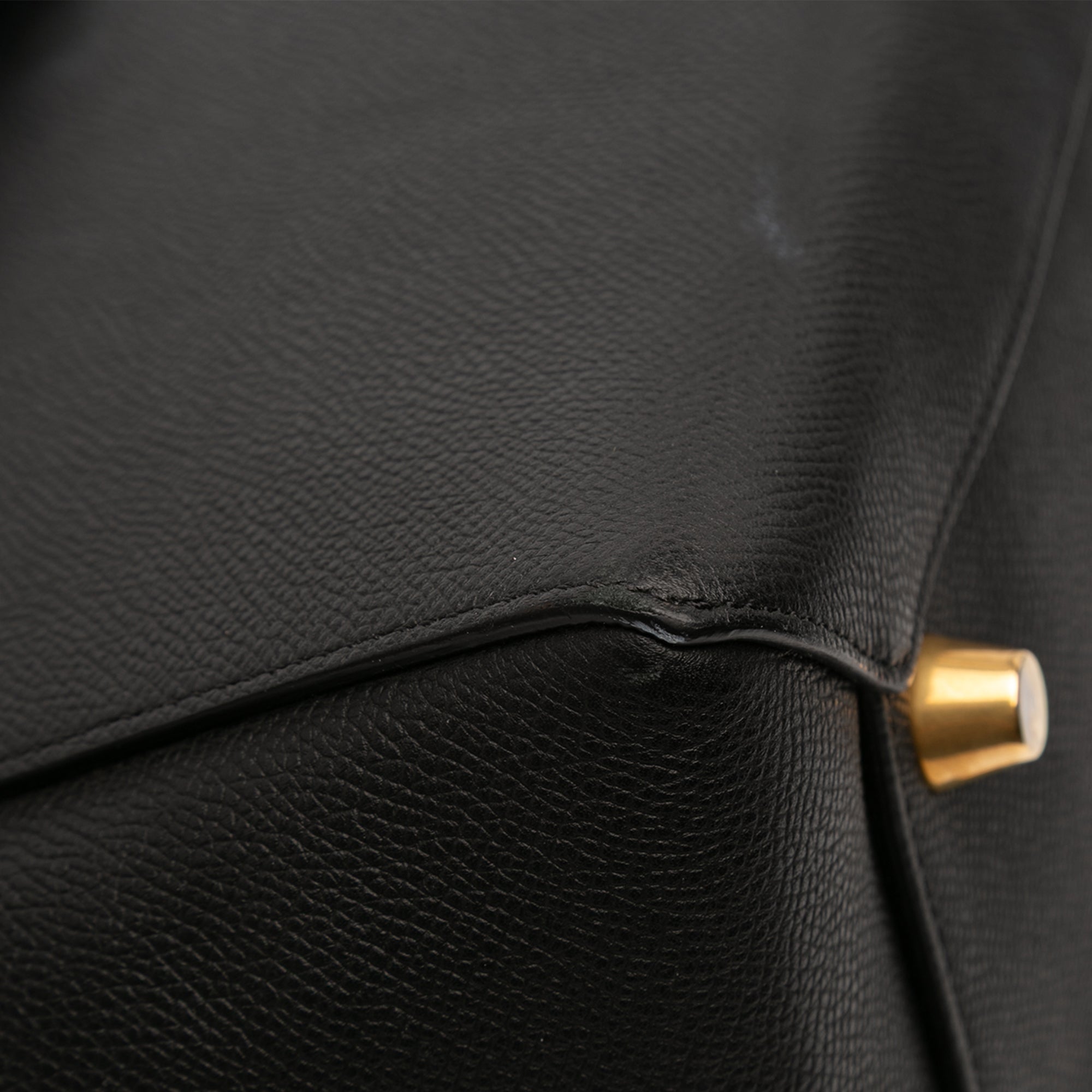 Mini Grained Calfskin Belt Satchel - Image 8
