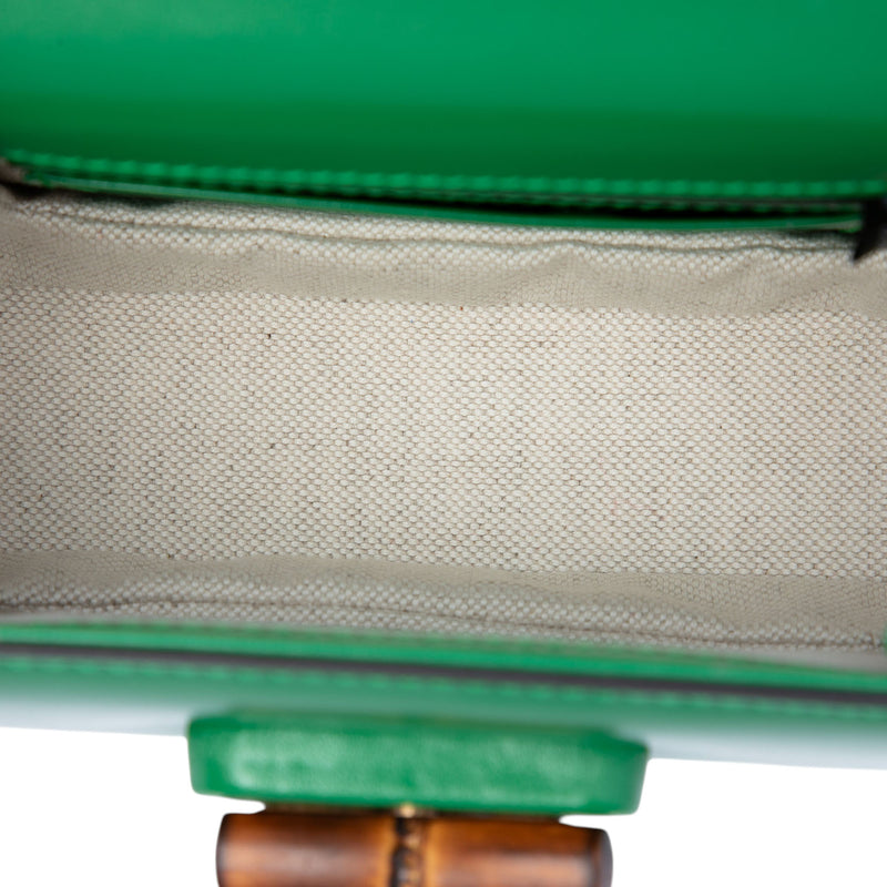 Mini Calfskin 1947 Bamboo Top Handle Bag - Image 4