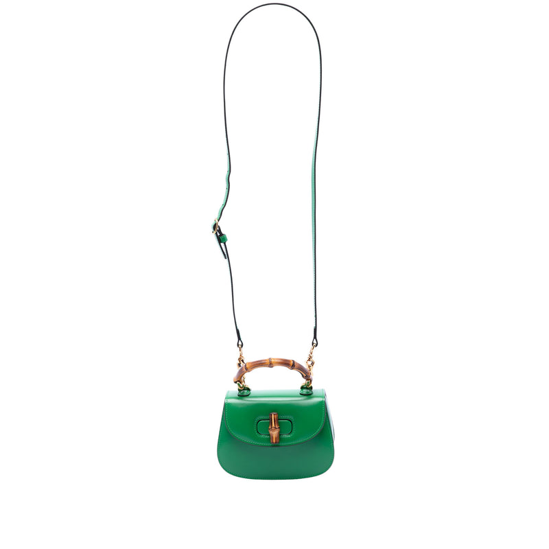 Mini Calfskin 1947 Bamboo Top Handle Bag - Image 6