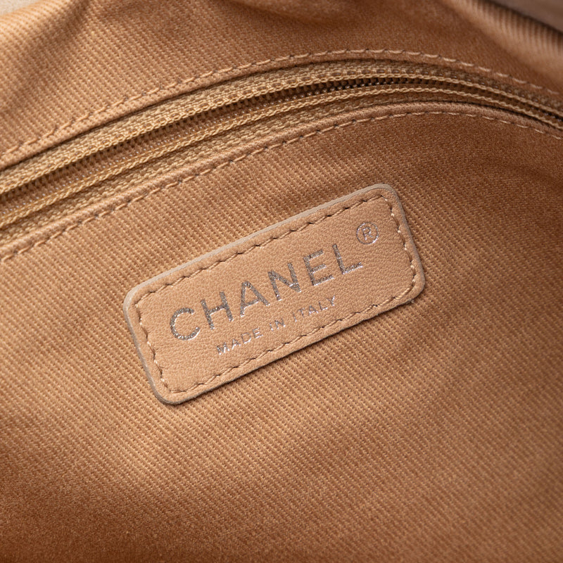 Perforated Suede Fringe Tote - Image 5