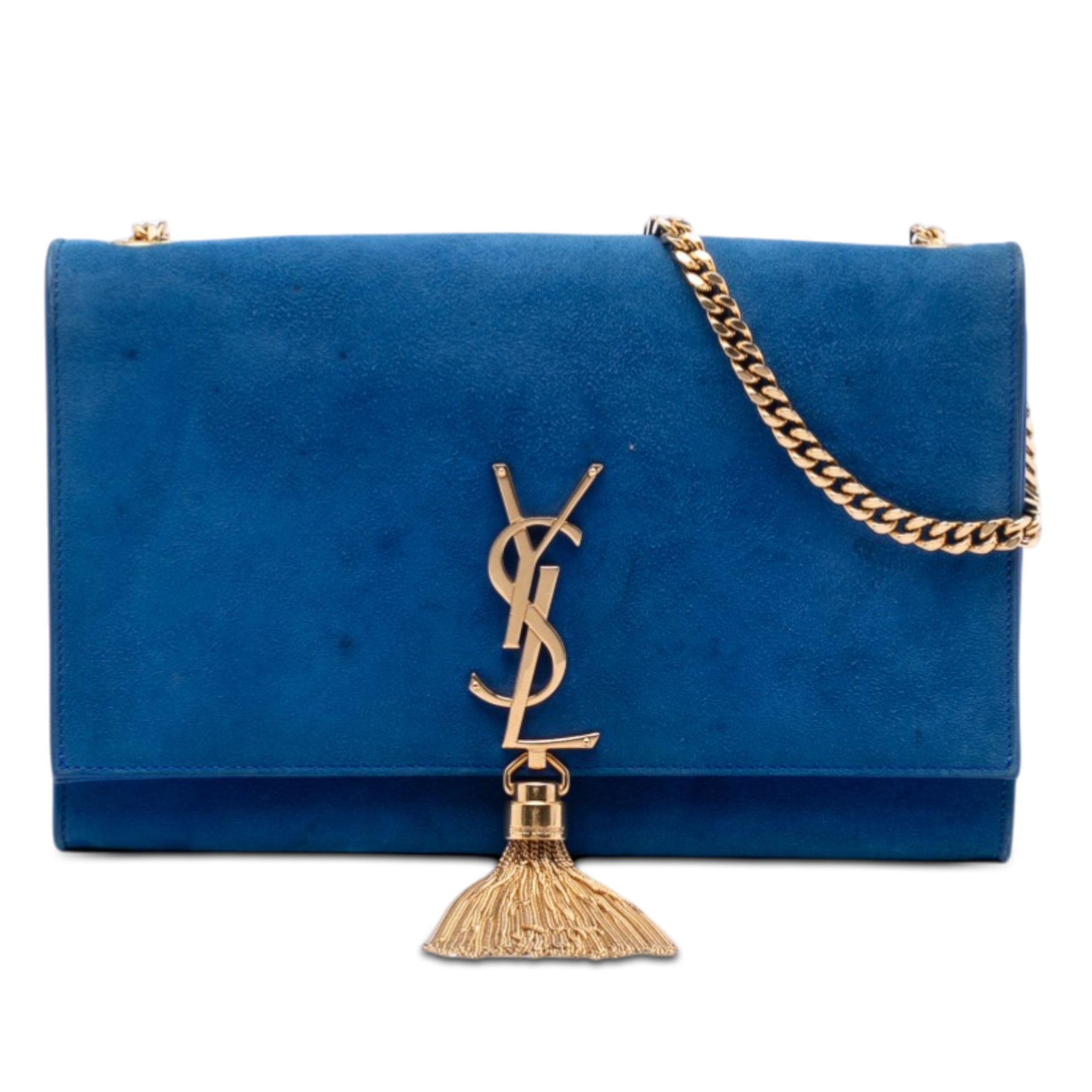 Medium Suede Monogram Kate Tassel Crossbody - Image 1