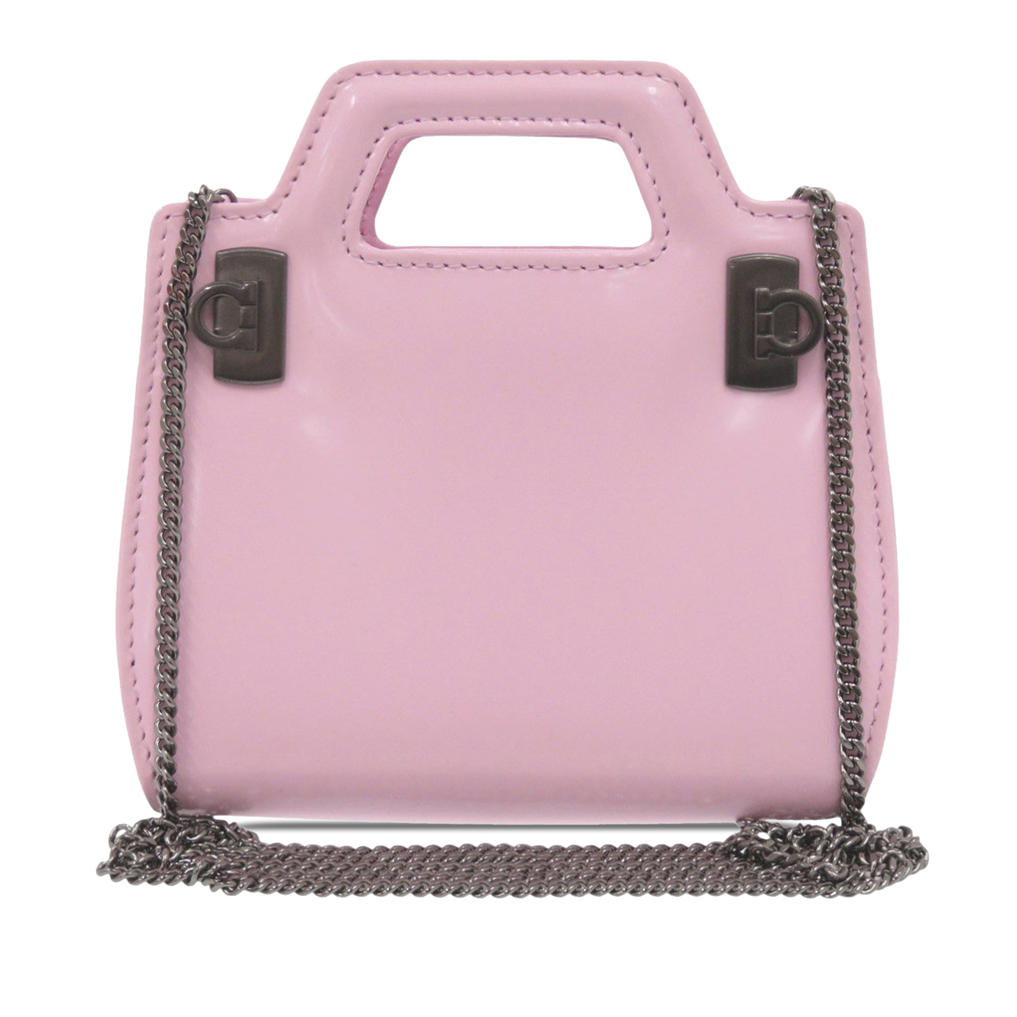Mini Brushed Calfskin Wanda Top Handle Bag - Image 1
