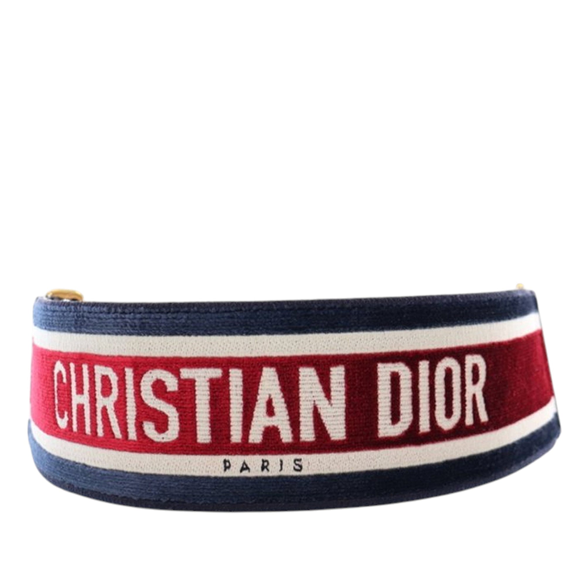 Leather and Embroidered Canvas Wide Belt - Image 4