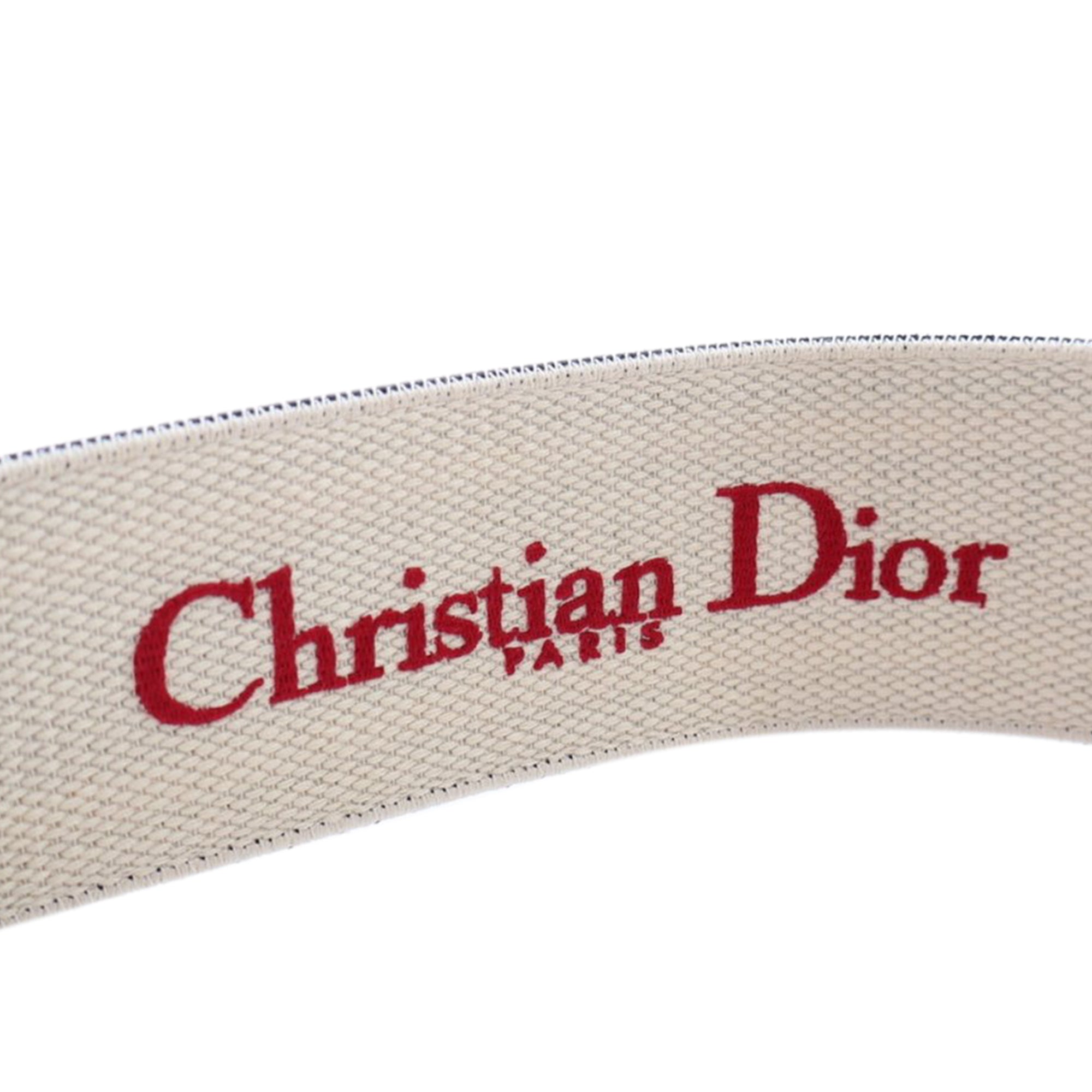Leather and Embroidered Canvas Wide Belt - Image 7
