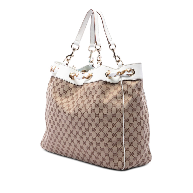 Large GG Canvas Positano Scarf Tote - Image 2