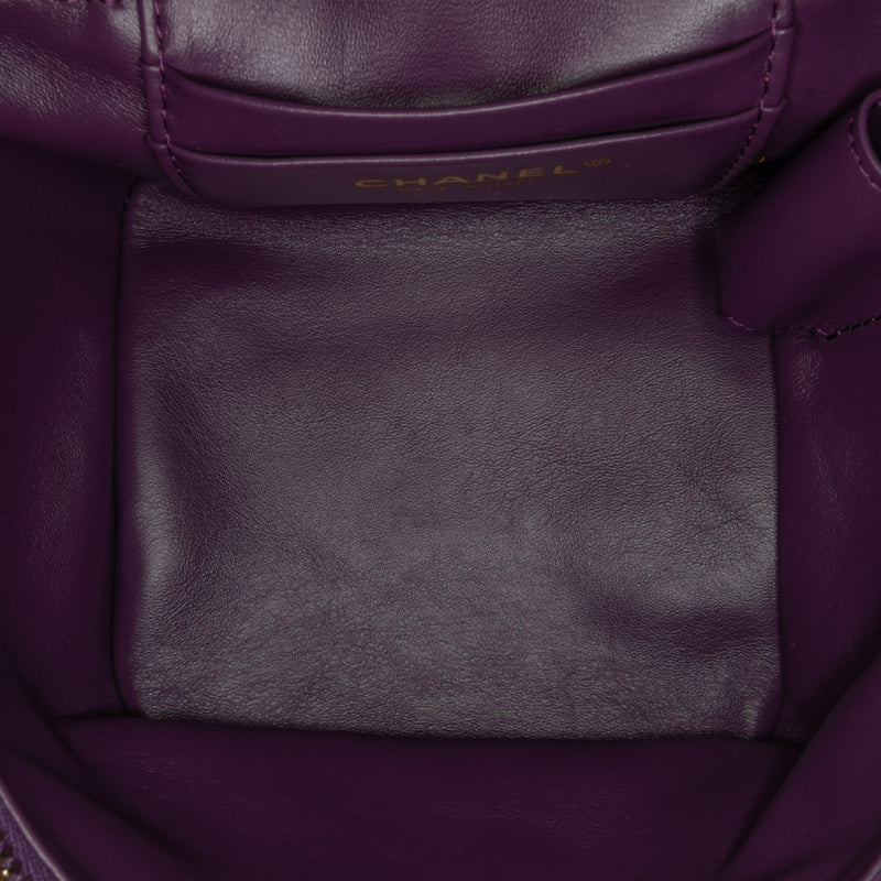 Small Quilted Shearling Vanity Case - Image 5